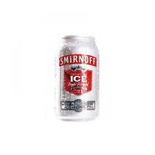Smirnoff Ice White and black